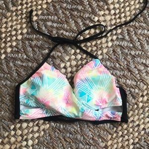 medium PINK bikini top